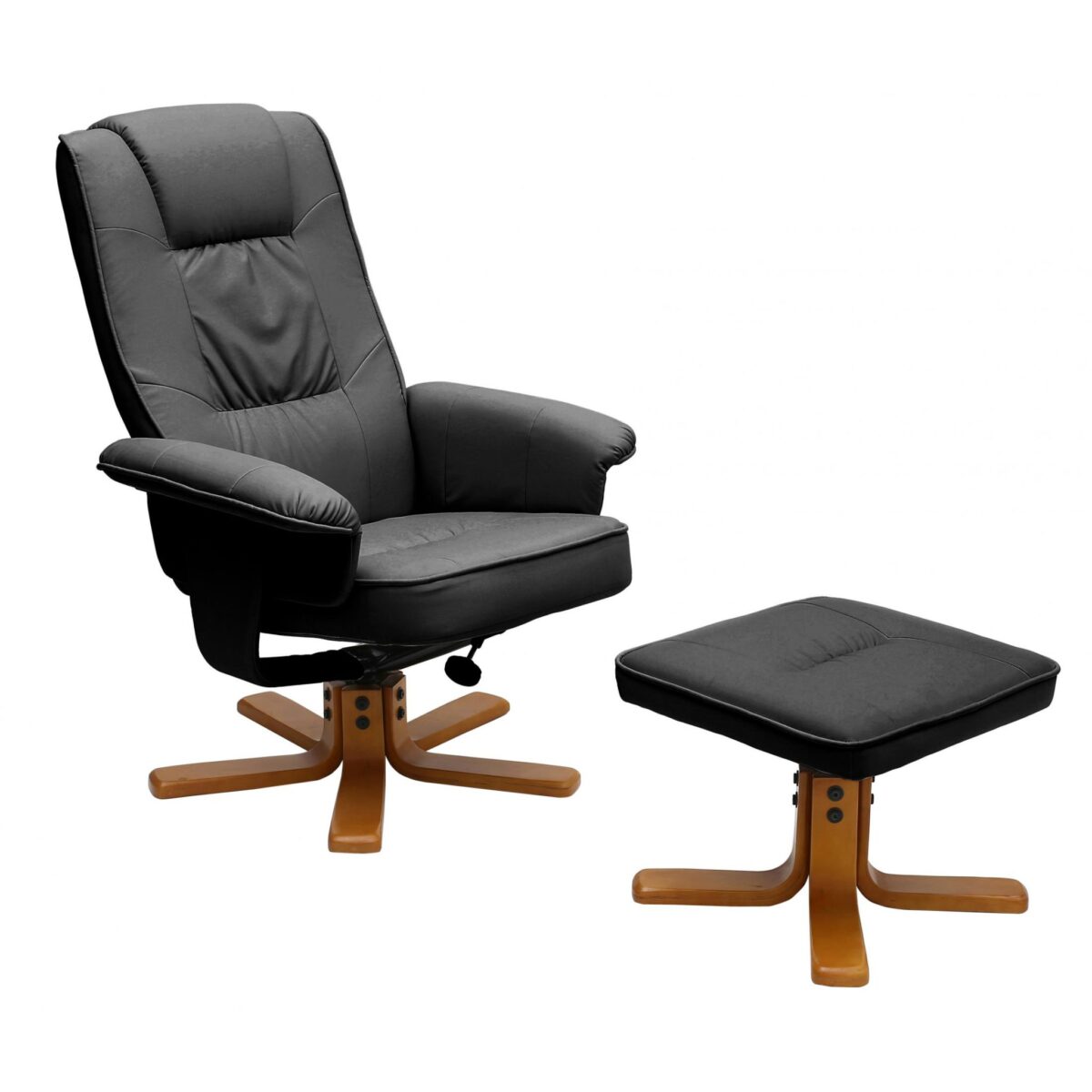 Althorpe Recliner with Footstool PU