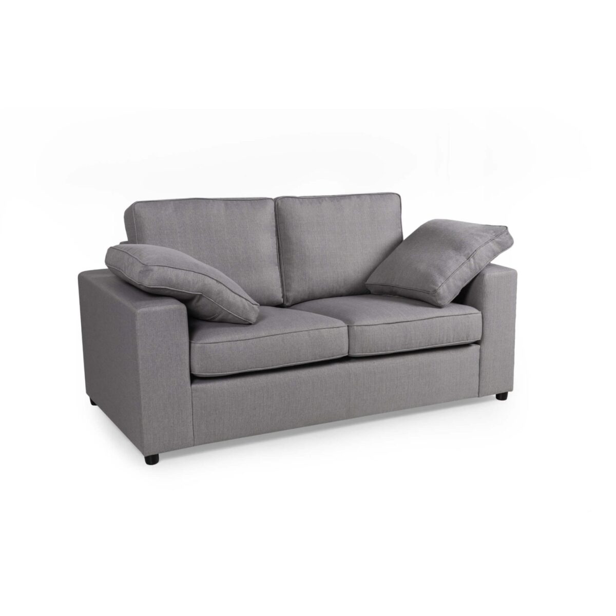 Alton Fabric Sofa 2 Seater Silver
