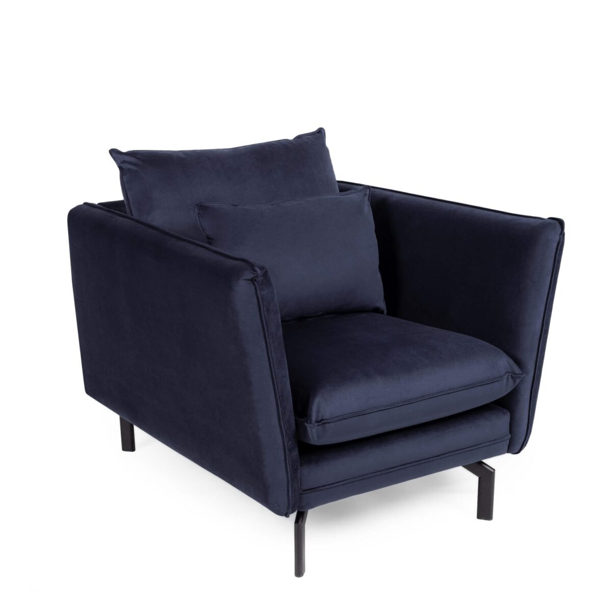 Elford Fabric Sofa 1 Seater Navy