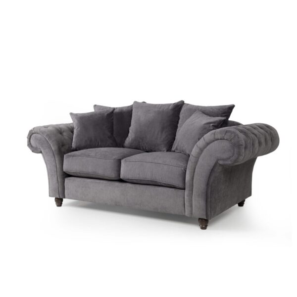 Huntley Fabric Sofa 2 Seater Grey