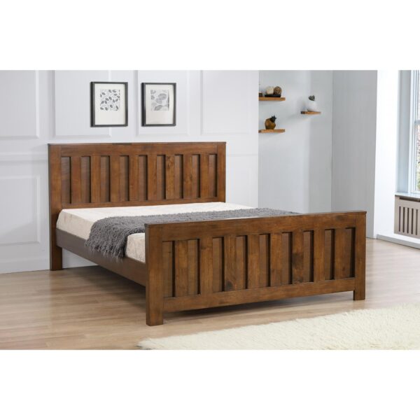 Maxfield Bed Rustic Oak