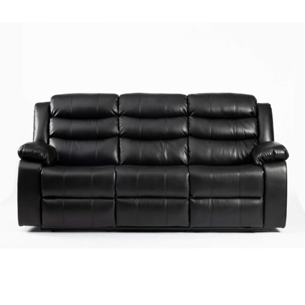 Turin Recliner Leather Aire 3 Seater