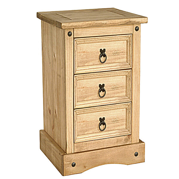 Corona Nightstand 3 Drawers